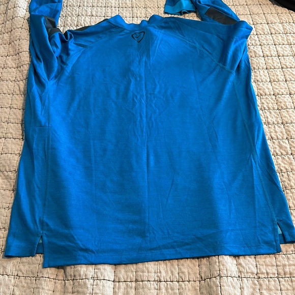 Nike football dri-fit 1/4 zip NWT Turquise/blue XXL - Picture 5 of 6
